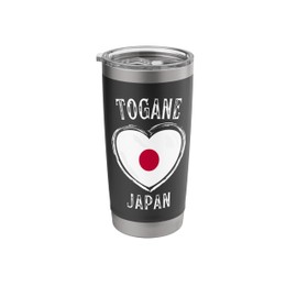Japan Flag Heart Togane City Stainless Steel Insulated Tumbler