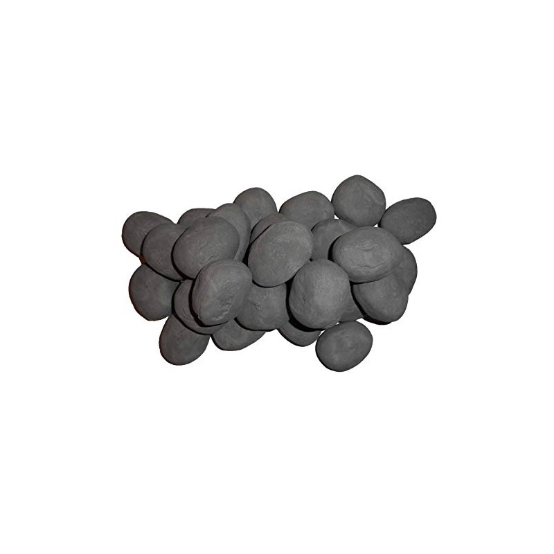 20 gas fire replacement pebbles small medium and large mix