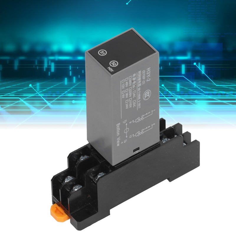 Delay Timer Relay 2 Way LCD Digital Display Electrical Multifunctional