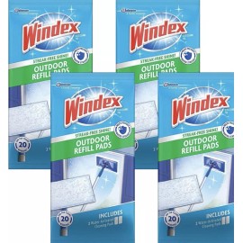 Windex Outdoor Refill Pads for Cleaning Glass, Windows & More ( 8 Count )