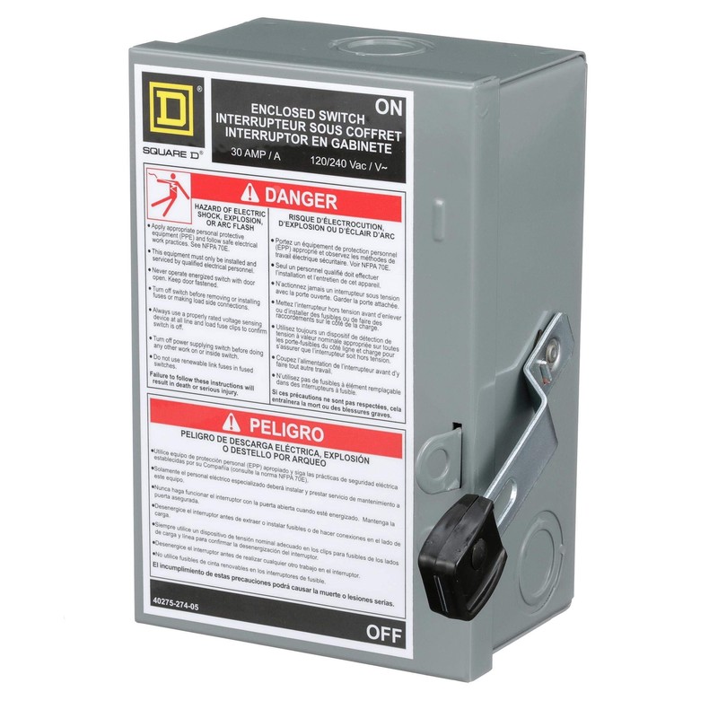 Square D - L211N 30 Amp 120/240-Volt Two-Pole Indoor Light