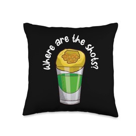 Where Are The Pani Puri Shot Indian Food Pani Puri Throw Pillow