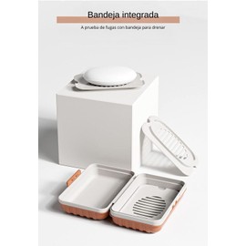 Timotech Jabonera para Baño Transparente, Jabonera de Viaje a Prueba de Fugas, Soportes para Jabón con Drenaje, Porta Jabón de baño, Jabonera Portátil para Viajes, Camping, Accesorios de baño