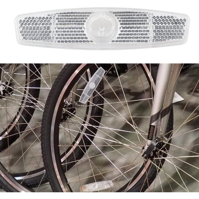 Lexziuo 8Pcs Bike Wheel Spoke Reflectors - Waterproof Cycling Safety