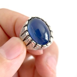 DALEGEM Oval Temperature-Control Color Changing Crystal Ring for Women Girls,Retro Silver Mystery Changeable Gemstone Boho Ring,Bohemian Statement Gem Stone Ring Jewelry Gift for Her (Ring_D, 7)