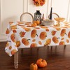 Joyfol Day Autumns Thanksgiving Tablecloth,Fall Fabric Table Cloth, Bountiful Pumpkin