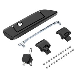 Mats-Csrewy Tour Pack Latches Hinges Fit for Harley Touring Razor Chopped King Pak Road King Road Glide Street Glide Electra Glide 2014-2026 Vivid Black
