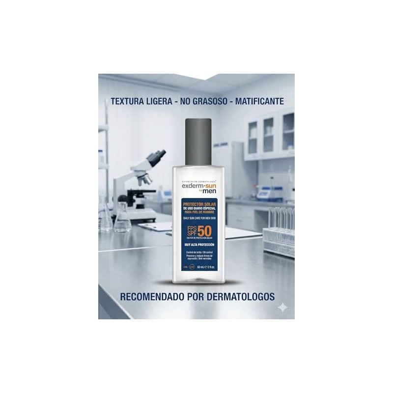 Exderm Sun For Men Protector Solar Facial FPS 50 Bloqueador