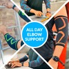 360 RELIEF Elbow Support for Men, Women, Kids, 2 Pack