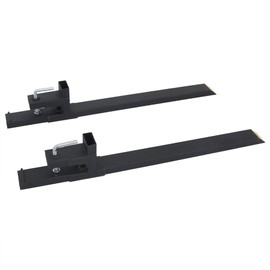 LiGuVCY 60 4000lbs Clamp on Pallet Forks Quick Attach Bucket Fork Replacement for for Skid Steer Loader Bucket Tractor