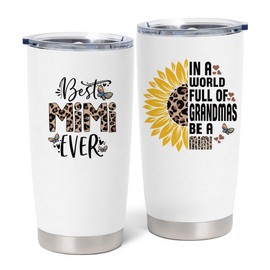 Pewuvos Mimi Gifts, Mimi Gifts for Grandma, Gifts for Mimi from Grandkids, Best Mimi Ever Gifts, Cute MImi Gifts for Her, Mimi Birthday Gifts, Funny MImi Gifts Ideas 20 oz Tumbler