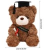 YGCHEN Graduation Teddy Bear Plush Prom Bear Plush Toy Small