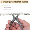 Joynine 12 Speed Bicycle Chain Connectors - 2 Pairs Stainless