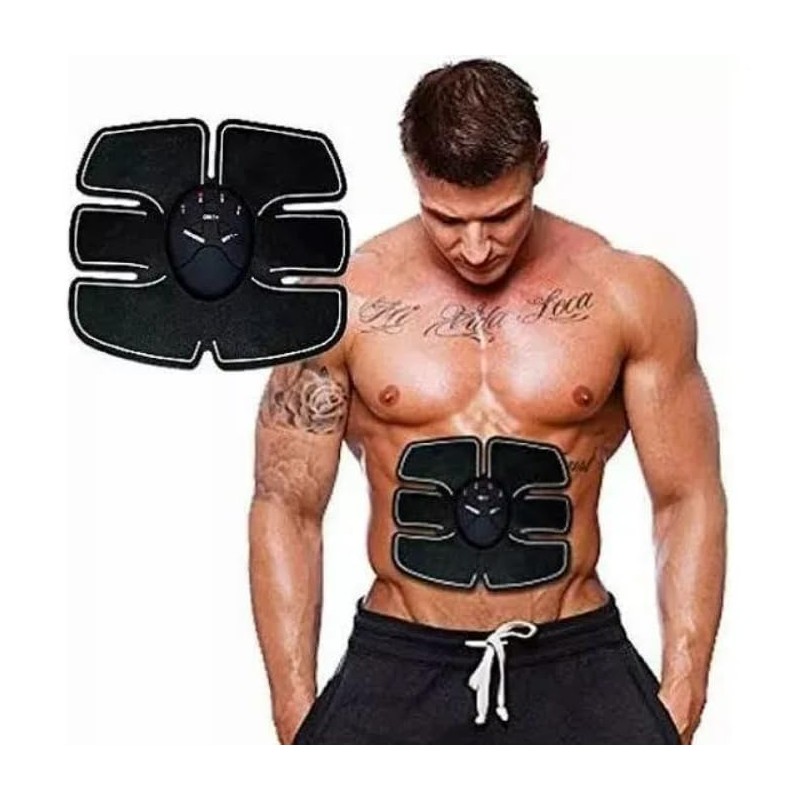 Cinturón Electroestimulador Abdominal EMS – Tonificación Muscular para Abdomen, Reusable