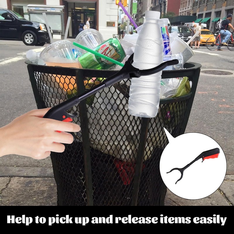 Litter Pickers 2pcs Grabbers for Disabled 30cm Grabber Stick Multifunctional