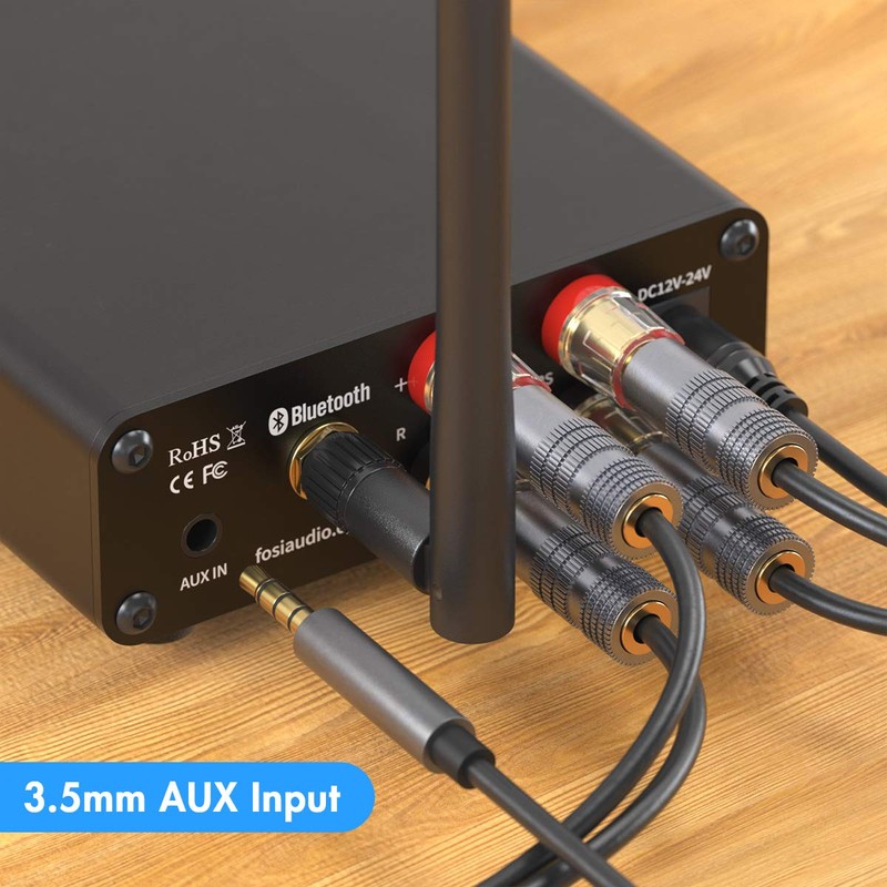 Fosi Audio BT10A Bluetooth 5.0 Stereo Audio Amplifier Receiver 2