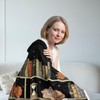 Cat Book Wearable Blanket with Hood, Cozy Reading Gifts for