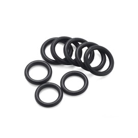 Boxonly Nitrile Rubber O-Rings 31mm OD 28mm ID 1.5mm Width Metric Sealing Washer Round O-Ring Gasket O Rings Seal Grommets, Black, Pack of 50