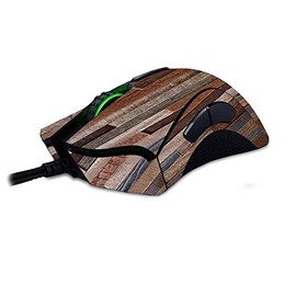 MightySkins Skin Compatible with Razer Deathadder Elite - Woody | Protective, Durable, and Unique Vinyl Decal wrap Cover | Easy to Apply, Remove, and Change Styles | Made in The USA