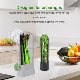 Herbs Saver Herbs Keeper for Refrigerator Cilantro Container, Multipurpose Keep Freshness Transparent Design Pressure Resistants Herbs Keeper for Coriander Asparagus Vegetable