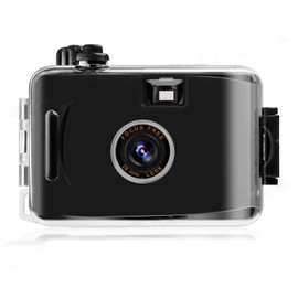 Film Camera Reusable Vintage Film Cameras Waterproof Automatic Miniature Camera for Kids and Adults Black