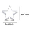 ZDYWY Pentagram Five-pointed Star Shaped Cookie Cutter for Christmas