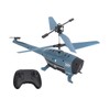 Remote Control Helicopter 3.5 Channel Intelligent Obstacle Avoidance Blue Remote