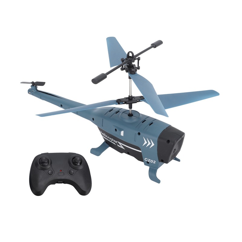 Remote Control Helicopter 3.5 Channel Intelligent Obstacle Avoidance Blue Remote