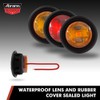 Abrams Round 3/4" Amber 1 LED Side Marker Trailer Lights