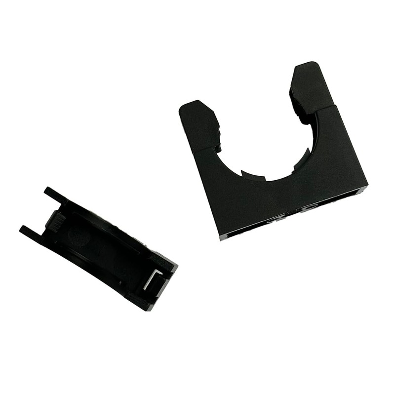 On1shelf® Pipe Bracket/Fixing Stent, Black, AD 13 mm (M13) (10)