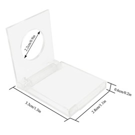 2 x Light Pad Switch Cover, 0.86 inch Light Pad Switch Cover, Diamond Painting Accessories, Child Safe Push Button Switch Cover, Power Button Cover for Tracing Light Board (with