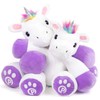 Plushible Poppy The Unicorn Stuffed Animal, 44" Plush Unicorn Toy