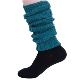 Women's chunky organic wool leg warmers