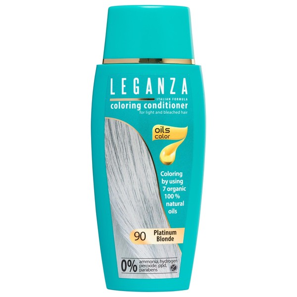 Leganza Hair Coloring Conditioner Natural Balm Color Platinum Blonde Nº