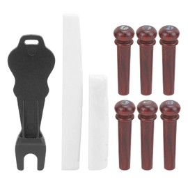 Guitar Bridge Pin, Guitar Pin Extractor, Hard String Instrument Accessories Cocobolo Bridge Pins Cocobolo Wood for Guitar(MX0230D)