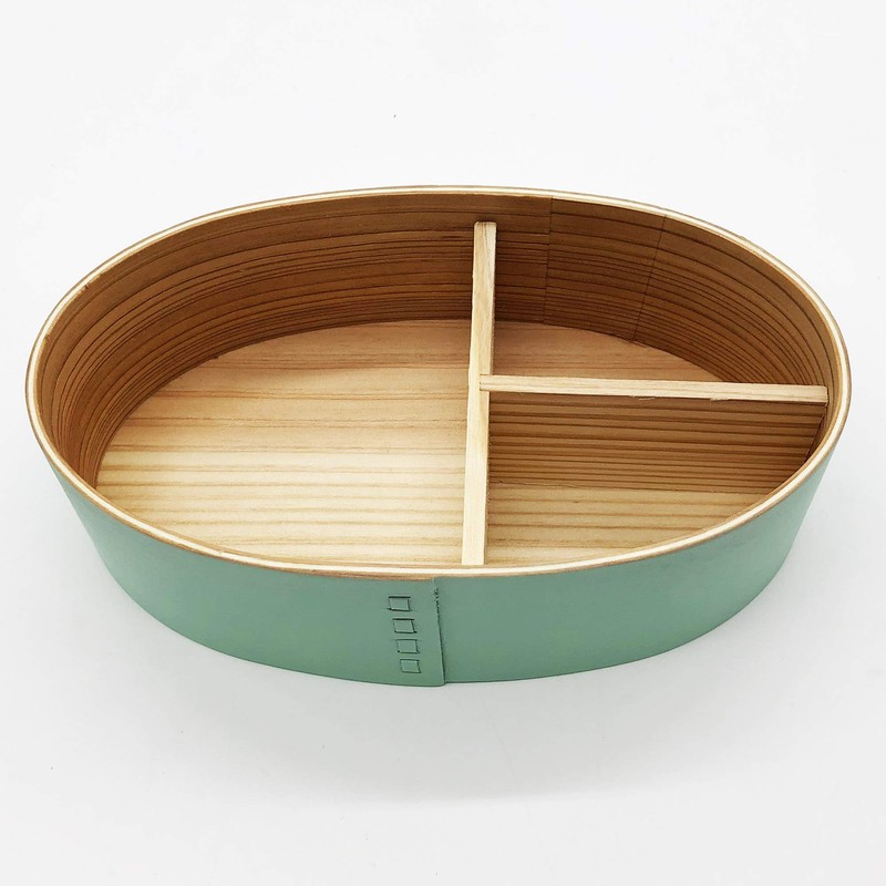 Mountains Painted Color Slim Notebook Bend wappa Bento Box Mint