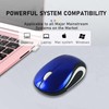 Mini Wireless Mouse, Small Kids Mouse for Home School,Portable Travel