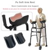 2 Pack Walker Armrest Pads, Universal Replacement Armrest Pads, Upright