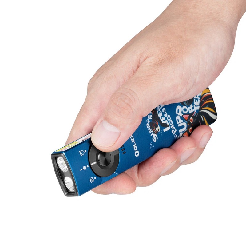 Olight Arkfeld Pro Paw Edition CW LED Light/Green Beam/UV, 1300