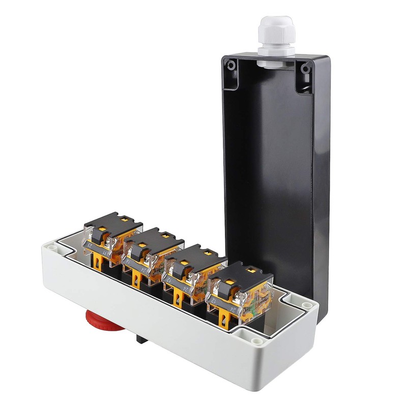 Nxtop Red Green Momentary Switch, Red Mushroom Emergency Stop Latching