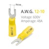 Wirefy Heat Shrink Fork Connectors #8 - Marine Grade Fork