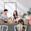 LAN&LAN - Rectangular Check Tablecloth, Tablecloth for Indoor and Outdoor
