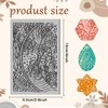 CHGCRAFT Bohemian Pattern Clay Texture Mat Mandala Modeling Pattern Pad