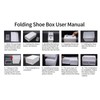 LYNICESHOP White 20 Pack Stackable Shoe Storage Box,Clear Plastic Shoe