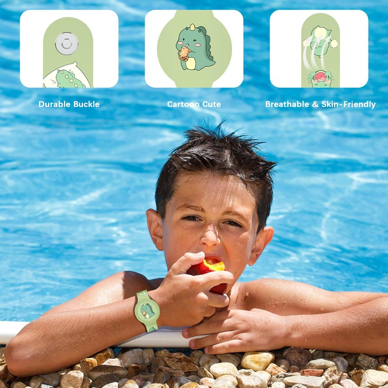 R-fun Waterproof Air Tag Bracelet [2 Pack] for Apple Air