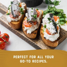 Bumble Bee Sardines in Mustard Sauce, 3.75 Oz Tin (Pack of 12) - Wild Caught, Gl