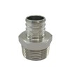 Beduan Stainless Steel PEX Garden Hose Adapter Fitting 3/4" PEX