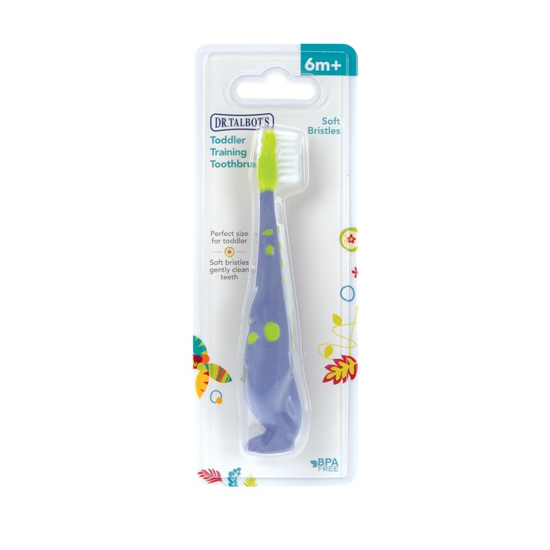 Dr. Talbot's Toddler Training Toothbrush - Soft Toddler Toothbrush for