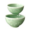 Twokiln Longquan celadon 4.5 inch 10 Oz rice bowl,Celadon glazed