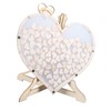 Wooden Wedding Frame Guest Book Drop Box with Stand 80